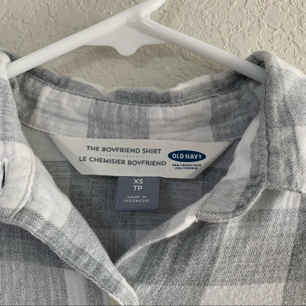 Old Navy button down flannel - Picture 2 of 5